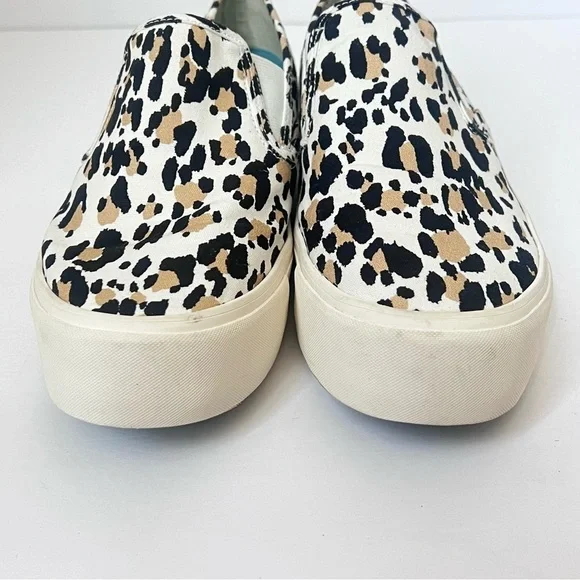 SeaVees Womens Baja Platform Leopard Athletic Sneakers Casual Shoes Size 8 ⬇️ - Picture 6 of 8